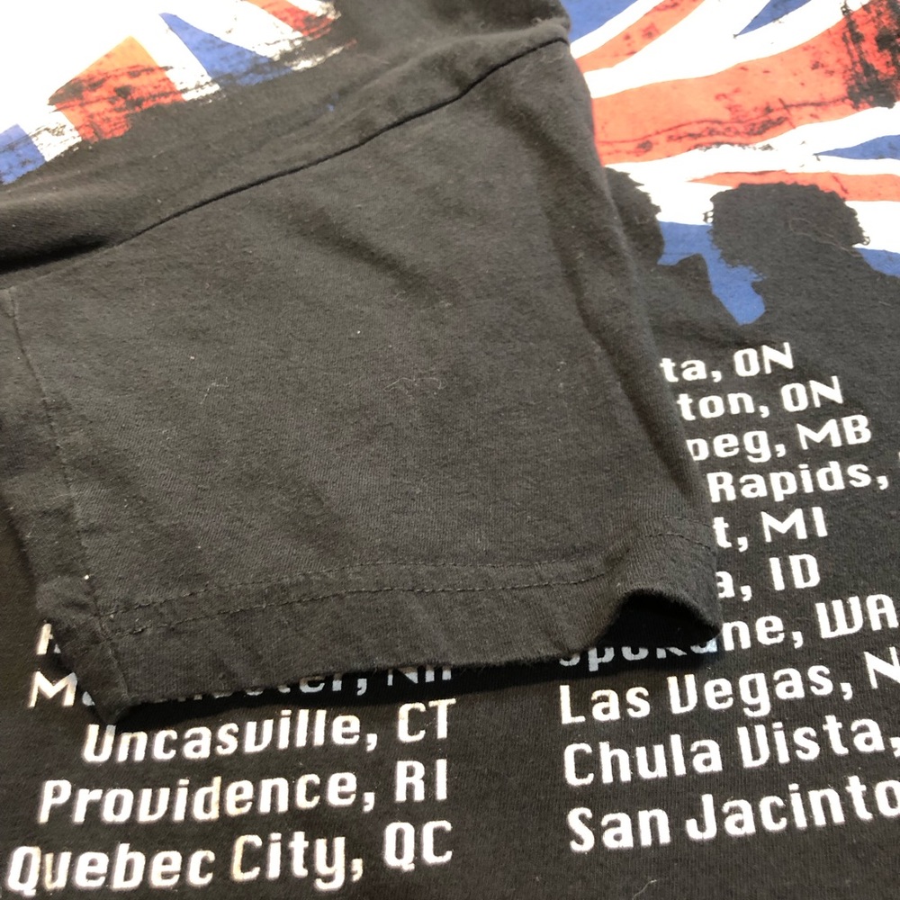 Vintage Def Leppard Concert T-shirt , tag faded see measurements seems M/L adult - Picture 8 of 9